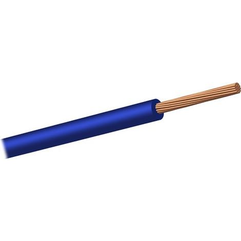 Cavo filo unipolare HT105 sezione 0,35 mmq Blu
