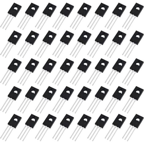 40x Transistor de puissance NPN 1.5A 80V BD139 Transistor audio amplificateur TO-126 Triode Composants électroniques (1/5)