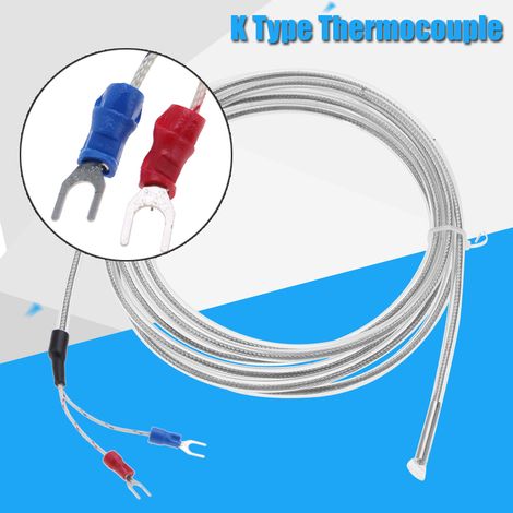 Thermocouple Type K PTFE 2 fils étanche résistant à la corrosion (1/5)