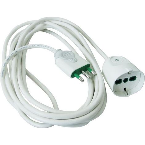 Prolongateur M 5 3X1,00 Blanc Prise Schuko 92660 Fme