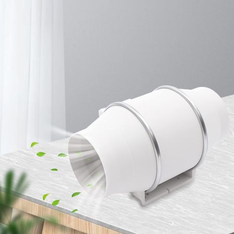 Tubular Fan 40W 220V 5 Inch 34dB Radial Channel Basement Garage Kitchen Bathroom Air Volume 220m³/h Wind Pressure 180pa  Rated Speed 2600r/min (1/5)