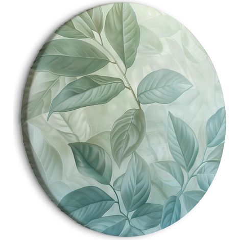 Décoration murale artgeist tableau rond vert menthe 60x60 cm