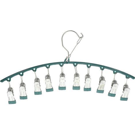 Étendoir à linge en acier inoxydable avec pinces-42.00X19.00X2.50CM (1/4)