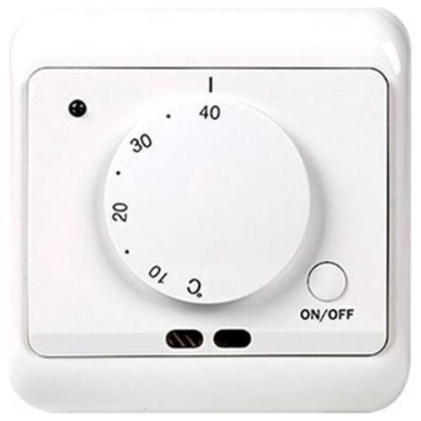 Thermostat de Chauffage au Sol, AC 230V 50/60HZ 16A Régulateur de température au Sol pour Chauffage au Sol avec Thermostat à capteur Commutateur de Commande de Chauffage et de Refroidissement (1/4)