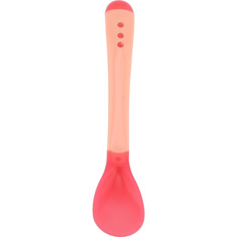 Cuillère Fourchette Bébé Sensible à la Température - Idéale pour l'Apprentissage en Douceur et Gencives Sensibles (1/5)