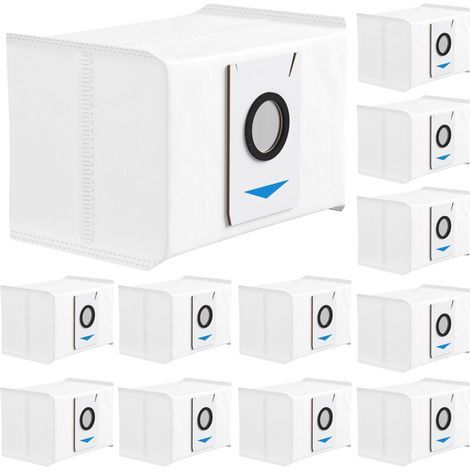 12er-Packung für ECOVACS DEEBOT X1 OMNI Turbo T10 T20 Omni T20/T20 Max/T20 Pro/X&T Serien-Saugroboter. Effiziente 4-lagige Filtration.