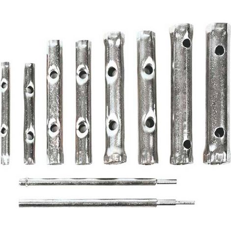 10 tlg. Rohrsteckschlüssel Satz 6-22 mm