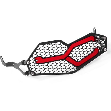 Motorrad-Scheinwerfergrill-Schutzgitter, Frontlampenschirm, passend für F750GS/F850GS 2018–2019, Rot (1/5)