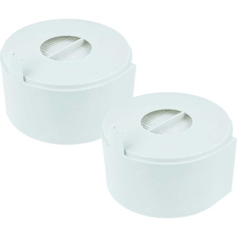 vhbw 2x HEPA Filter kompatibel mit Dyson WD05, WD05 TALL, WD06, AB10 für Tap AB09, WD04, AB10 TALL, AB11 Händetrockner - H13, Weiß (1/5)