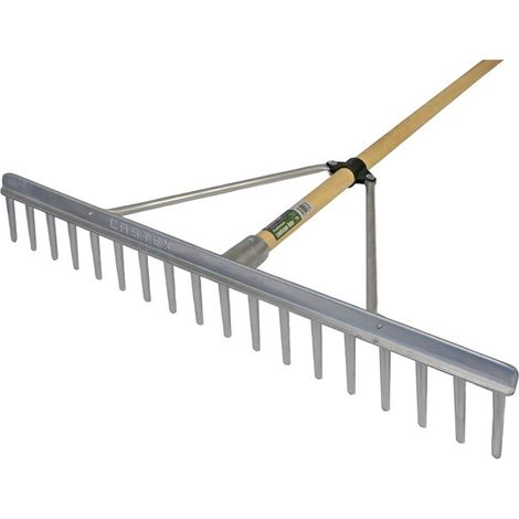 Faithfull Aluminium Landscape Rake Wooden Handle FSC 100% FAIALRFSC (1/3)