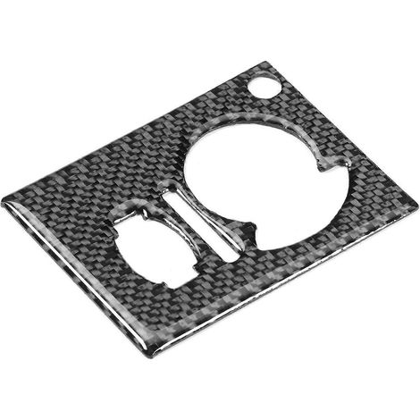 Scheinwerferknopf-Zierblende, Lampenschalterabdeckung, Carbonfaser-Dekor, passend für Dodge Challenger 2008-2014 LHDA T