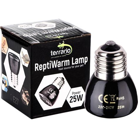 Mini émetteur de chaleur en céramique pour terrarium de reptiles, 25 W, matériel pour animaux de compagnie (1/5)
