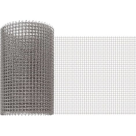 Mesh Bildschirm 20 x 200 cm 3 Mesh Edelstahl 201 Silber vidaXL (1/5)