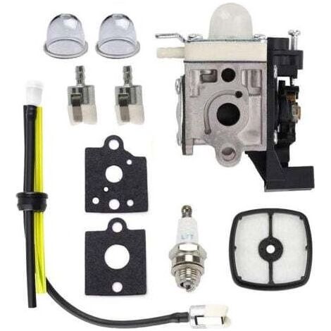 BARKBUSTERSKit carburateur 10 pièces ECHO SRM-2320T pour débroussailleuse ECHO SRM-2320T 21,2 cc, livré avec filtre à air, bougies d'allumage, conduite de carburant, joint (1/5)