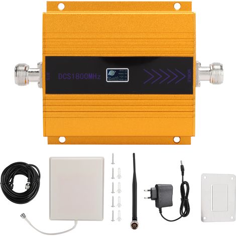 Amplificateur de signal DCS Golden, antenne extérieure sur plaque 10 mètres, antenne intérieure 110-240V (UE) (1/5)
