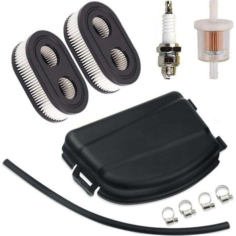 Tapa de filtro de aire de repuesto para cortacéspedes Briggs & Stratton 595658 594106 09P700, 093J02, 103M02, 104M02, 104M05-Crezuo (1/5)