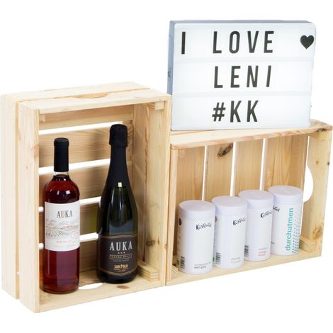 2er set Gemüsekiste Leni Natur (1/5)