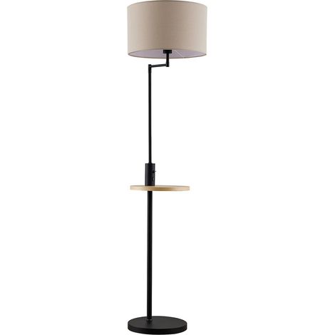 Golvlampa "Zinia " aus metallermit USB Anschluss für vardagsrum / matsal von Lindby