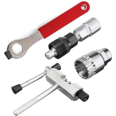 Kit d'outils de réparation VTT multifonctionnel 4 en 1 - Extracteur de manivelle + Extracteur (1/5)