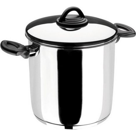 Lacor 85129 Bratentopf Edelstahl 13,5 L modernes Design