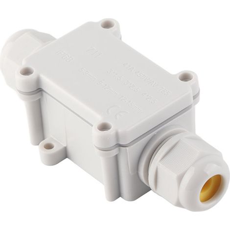 IP68 wasserdichte Anschlussdose, bidirektionale Außenkabelanschlussdose, wasserdichte Anschlussdose mit einem Eingang und einem Ausgang. (1/5)