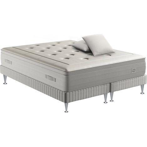 Ens REFLEXION 2x90x200 matelas H33 ressort ensachés, ferme, 2 sommier + 2 OREILLERS (1/5)
