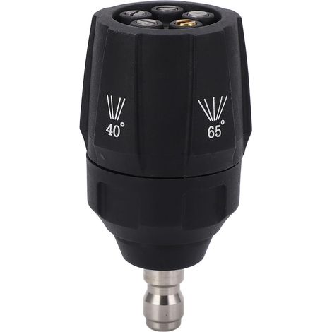 Ugello per idropulitrice ad alta pressione 5 in 1, testina di spruzzatura multirotante regolabile a 360 gradi, attacco rapido da 1/4" per spruzzatura d'acqua, attrezzature agricole
