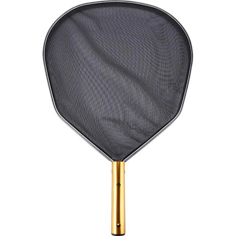 Accessoires de piscine (noir) Épuisette de piscine/spa/grattoir à feuilles avec sac à mailles fines et profondes pour un nettoyage rapide et facile des débris sur les bords. (1/4)