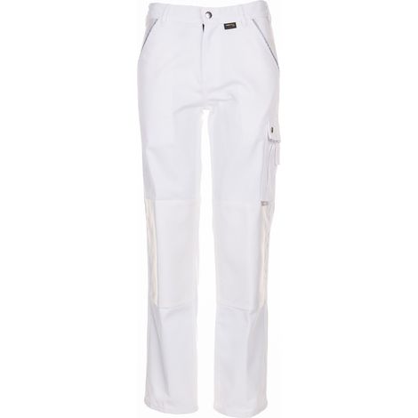 Arbeitshose Bundhose Canvas 320 reinweiß/reinweiß Größe 110 (1/5)