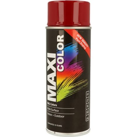 Pintura spray maxi color brillo 400 ml ral 3004 rojo purpura