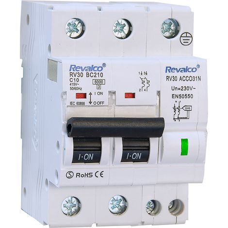 Iga 2p 25a C 10ka - Protection Surtensions Permanentes Selon Réglementation En-50550