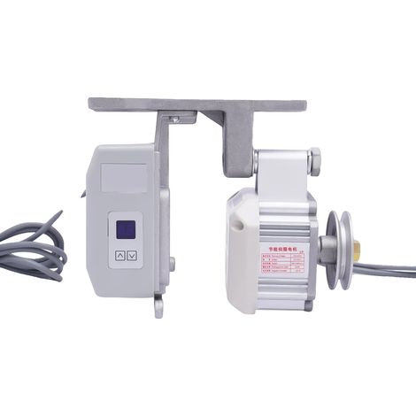 Motore per macchina da cucire, potenza 550W, velocità regolabile da 200 a 4500 giri/min, BIANCO (1/2)