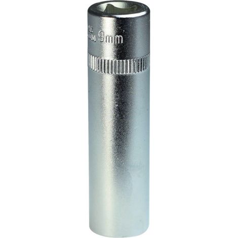 Manguito 1/4" 13 mm 6kt. larga FORTIS