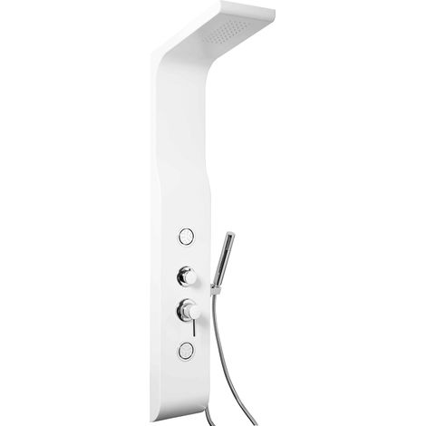 Pannello Colonna Doccia Abs 140 Cm Colore Bianco Easy Metaform (1/3)