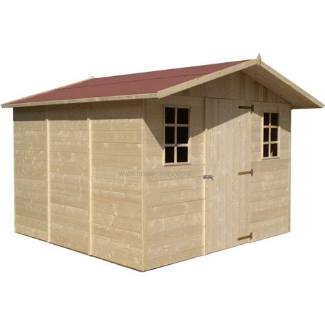 Casetta 330 x 318 cm 1 Porta 2 Finestre Ardesia Rossa (+â‚ 70,00) - Si (+â‚ 120,00) (1/5)