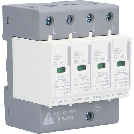 Parafoudre BERM SPD 4P 60kA 220/380V Protection Circuit Électrique (1/5)