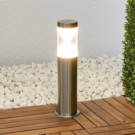 [NEUWERTIG] B-Ware Lindby Led Sockellampe Fabrizio Wegelampe Wegeleuchte Lampe Leuchte Sanduhroptik