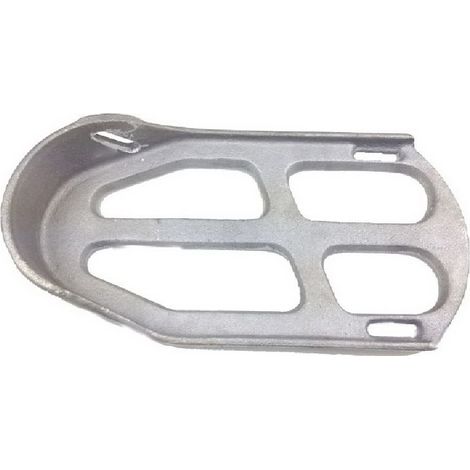 Soporte pie reforzado simétrico para bicicleta de poda de palmeras Velo-Árbol, reposapiés metálico de recambio para trepa Ref 223575