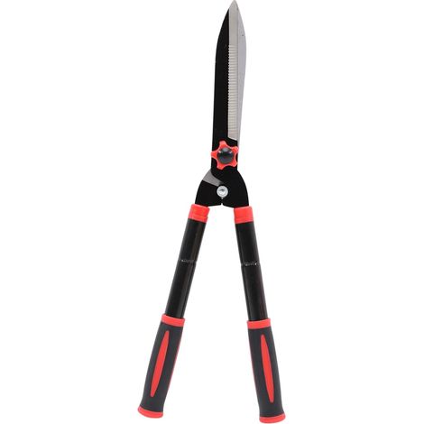 Cisailles à Haies Télescopiques de Jardin, Acier Sk5, Poignées en Caoutchouc, Coupe Précise pour Bordures, Arbustes et Buissons, Outil Robuste (1/5)