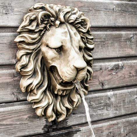 Köhko gargouille tête de lion hauteur env. 37 cm 15001 Décoration murale (1/2)