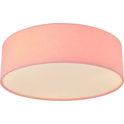 Litecraft Glow Flush Mount Circular Ceiling Light - Pink (1/5)