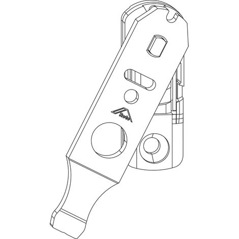 ROTO NX Niveauschaltsperre Flügelteil Holz/PVC (1/2)