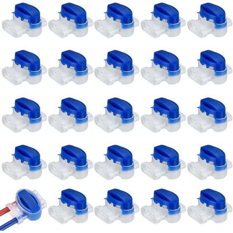 Kabelverbinder für Mähroboter – 25 Stück, mit Epoxidharz gefüllt, wasserdicht und robust, kompatibel mit allen Modellen