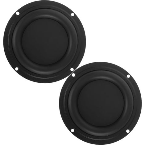 Diaphragme Rond pour Haut-Parleur 2pcs en Caoutchouc, Radiateur de Basses Puissant et Résistant, pour Réparations Audio et Performances en Concert (1/5)