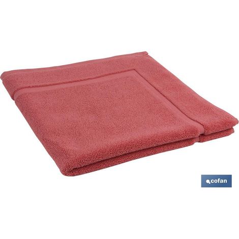 Korallenroter Badteppich Gr.1000 Jamaika Modell 60x60cm (1/2)