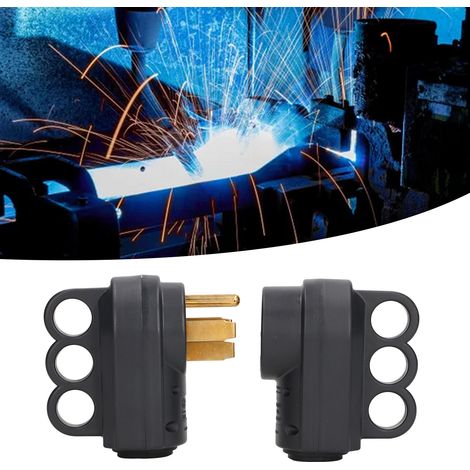 50-Ampere-Wohnmobilstecker-Set (männlich/weiblich) mit Abschleppöse hinten (1/5)