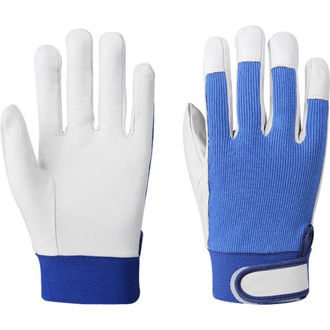 Gants De Soudure - Cuir De Chèvre - Résistants À La Chaleur Jusqu'à 250 °C - Pour Soudage, Travail Du Bois Et Jardinage - Taille Unique - Paire (1/5)