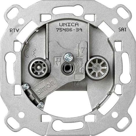 Mechanismus Simon 75 Buchse R-TV induktiv endgültig SIMON 75488-39