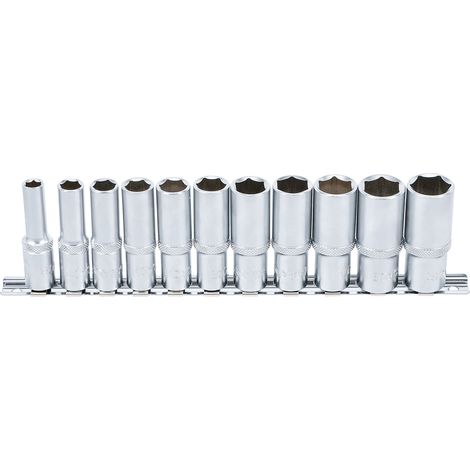 Bgs - 2222 - set di chiavi di scorta 10 millimetri di vetro lunga (3/8 ") 8-19mm, 11 unità