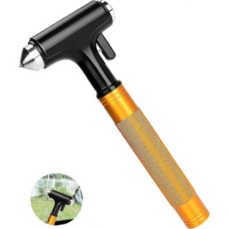 Notfallhammer, Autofensterhammer, tragbarer Metallbandschneider, Antirutschwerkzeug, Fensterbrecher und